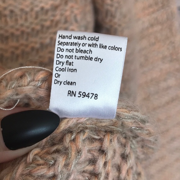 Bendetta B. | peach cream knot cozy sweater - Picture 5 of 6